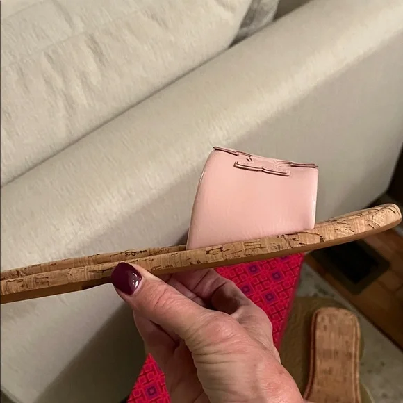 Tory Burch Petunia Pink Slide Sandals - Picture 5 of 6